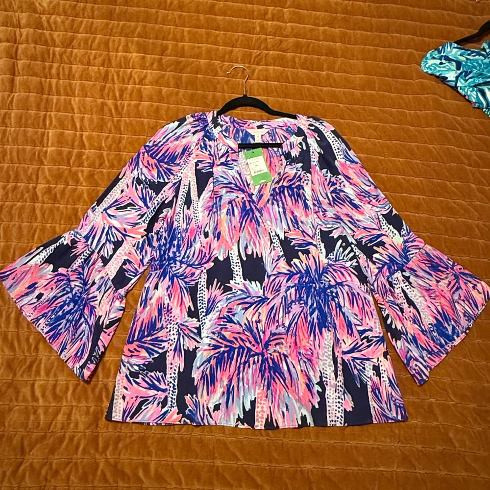 Lilly Pulitzer Matilda silk top